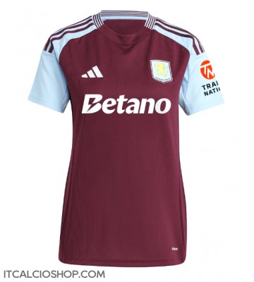 Aston Villa Prima Maglia Femmina 2024-25 Manica Corta